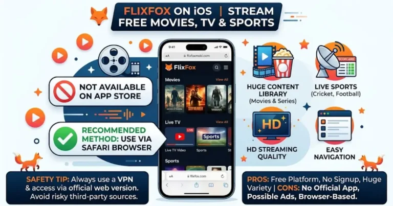 FlixFox iOS Download – Watch Movies, Shows & Live TV on iPhone